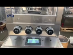 Máquina efervescente da imprensa da tabuleta