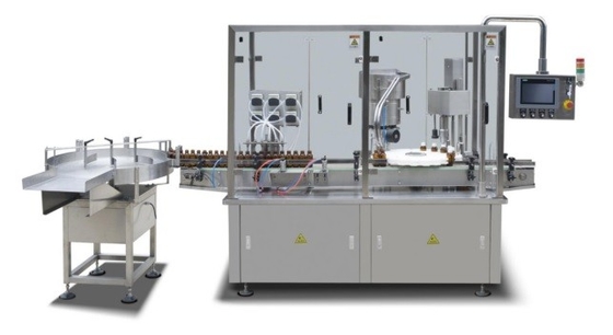 China Máquina tampando de enchimento líquida da garrafa 100ml automática para o empacotamento farmacêutico fornecedor