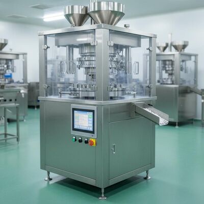 China ZP45A Máquina de Prensa Automática de Tabletes Controlada por Ecrã Táctil HMI PLC com Turreta Rotativa de Alta Velocidade de 45 Estações e Força de Compressão Máxima de 100KN fornecedor