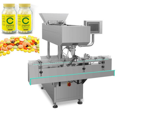 China TIANHE Máquina Automática de Contagem e Enchimento de Comprimidos com 60 Frascos e Controle PLC fornecedor