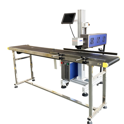 TIANHE 30W CO2 Máquina de Marcação Laser Fly, Máquina de Código Laser para tanque de frasco frasco fornecedor