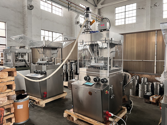 TIANHE Efervescente comprimido Força Alimentador Máquina de compressão de comprimido Touch Screen Single Side fornecedor