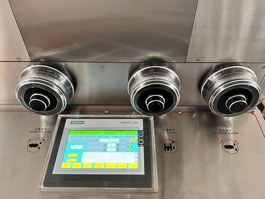 TIANHE Efervescente comprimido Força Alimentador Máquina de compressão de comprimido Touch Screen Single Side fornecedor