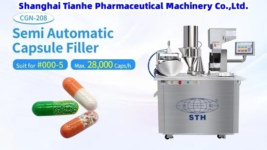 Máquina de Enchimento de Cápsulas Semiautomática CGN-208 28000PCS/Hora 380V fornecedor