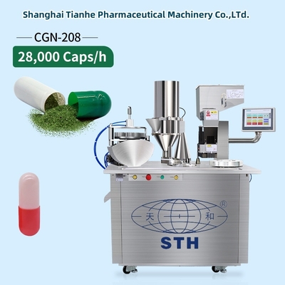 Máquina de enchimento de cápsulas semiautomática 28000 PCS/H para cápsulas de gelatina dura fornecedor