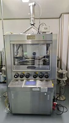 GZP55 High Speed Rotary Tablet Press Machine with 100kN Main Pressure 20kN Pre-Pressure and 396000PCS/H Production Capacity fornecedor