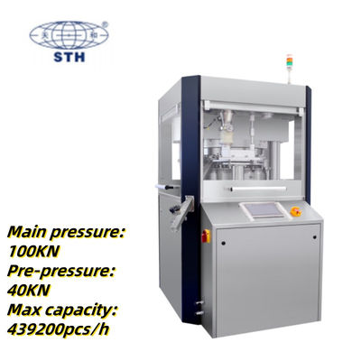 GMP 21 CFR Part 11 High Speed Tablet Press with 61 Stations and 439200 PCS/H Capacity for Pharmaceutical Industry fornecedor