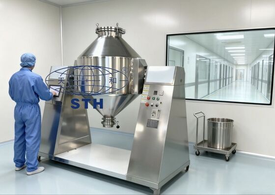 Máquina de mistura dupla de cones de 300L para equipamento de processamento farmacêutico fornecedor