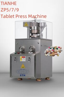 TIANHE 5/7/9 Round  Shape Cleaning Effervescent Lab Tablet Press Machine fornecedor