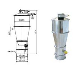 Transportador a vácuo pneumático TIANHE 0,6 MPa 1440L/Min SS 3000kg/H fornecedor